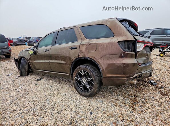1C4SDJCT9KC652786 2019 DODGE DURANGO Brown Հետևի ձախ