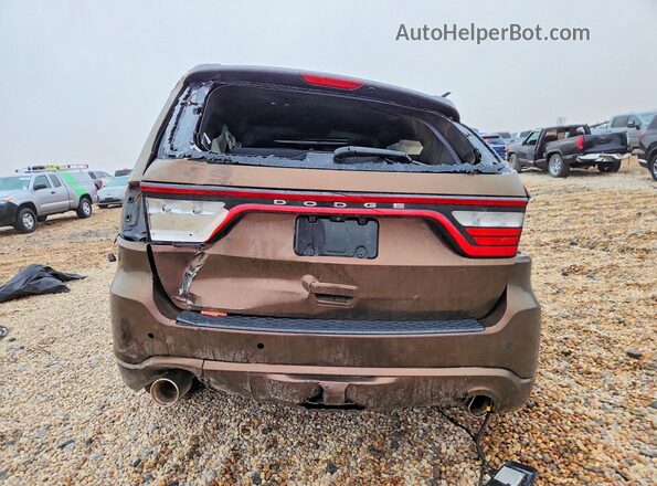 1C4SDJCT9KC652786 2019 DODGE DURANGO Brown Հետևի տեսք