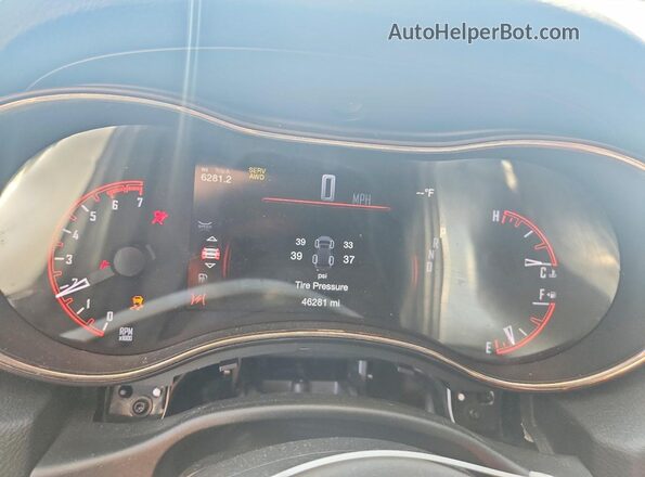 1C4SDJCT9LC394819 2020 DODGE DURANGO Gray ხელსაწყოთა პანელის ხედი