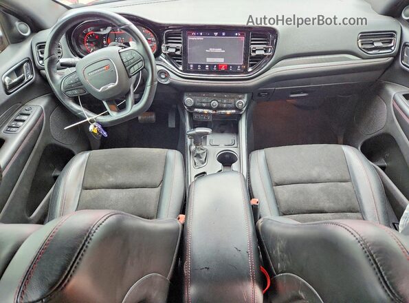 1C4SDJCT9MC547149 2021 DODGE DURANGO Red Առջևի վահանակի տեսք