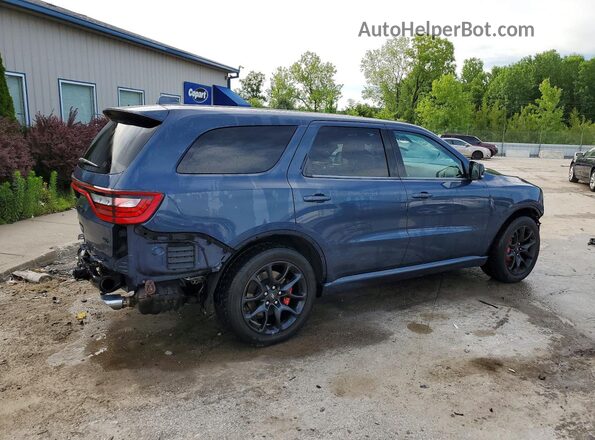 1C4SDJCT9MC634257 2021 DODGE DURANGO Синий Задняя правая четверть