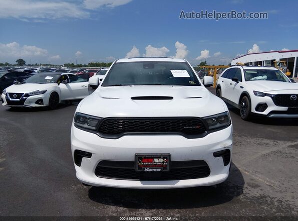 1C4SDJCT9NC189648 2022 DODGE DURANGO White ხელსაწყოთა პანელის ხედი