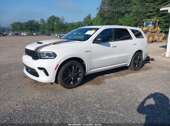 1C4SDJCT9PC574467 2023 DODGE DURANGO Белый Передняя левая четверть