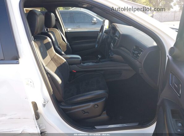 1C4SDJCT9PC574467 2023 DODGE DURANGO Белый Вид салона спереди