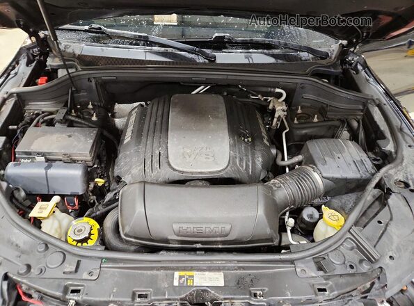 1C4SDJCTXJC408918 2018 DODGE DURANGO Black Widok komory silnika