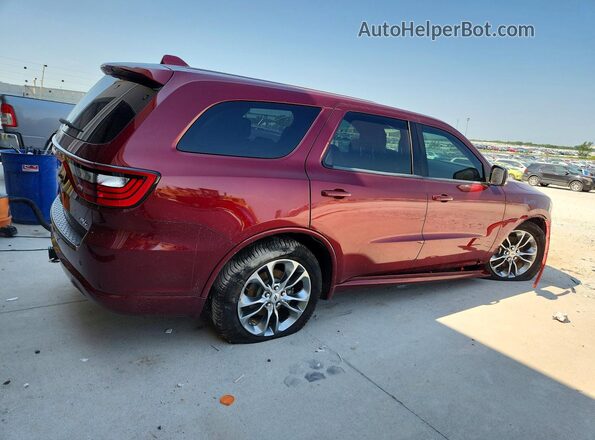 1C4SDJCTXKC535699 2019 DODGE DURANGO Burgundy Tył prawy