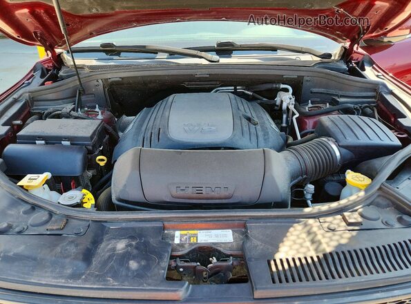 1C4SDJCTXKC535699 2019 DODGE DURANGO Burgundy Widok komory silnika