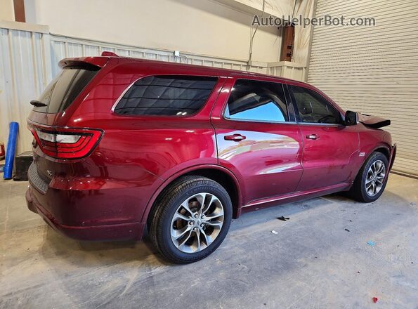 1C4SDJCTXKC582862 2019 DODGE DURANGO Burgundy Задня права чверть