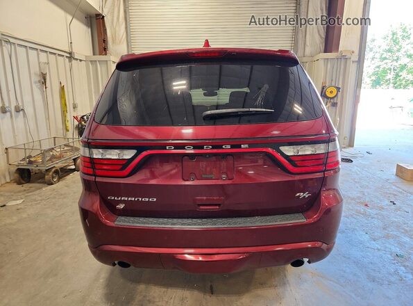 1C4SDJCTXKC582862 2019 DODGE DURANGO Burgundy Вид ззаду