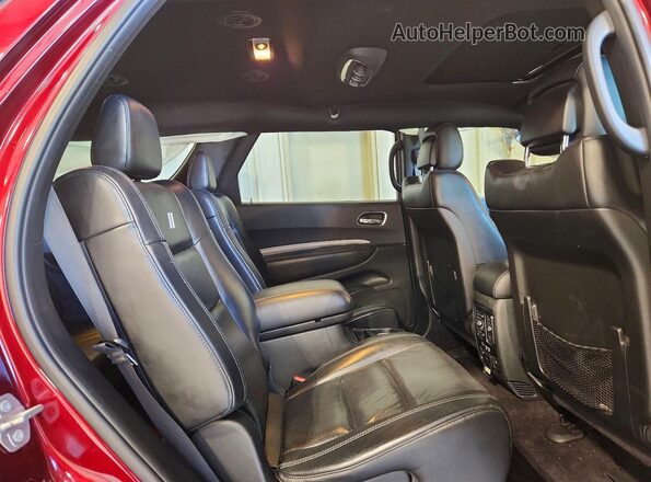 1C4SDJCTXKC582862 2019 DODGE DURANGO Burgundy Вид задньої частини салону