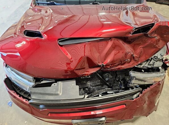 1C4SDJCTXKC582862 2019 DODGE DURANGO Burgundy Вид підкапотного простору