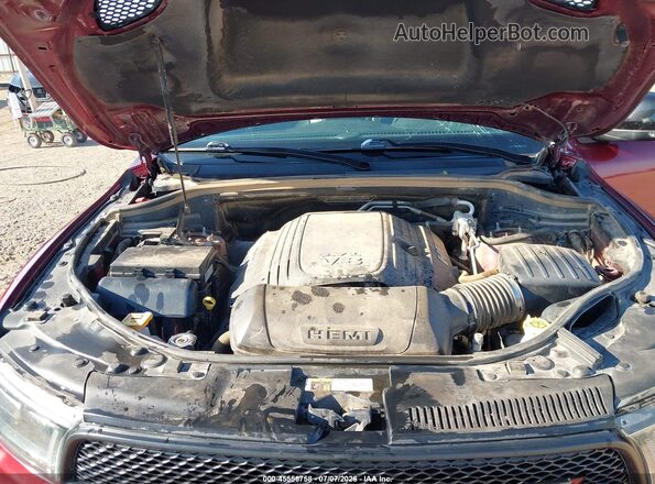 1C4SDJCTXLC432557 2020 DODGE DURANGO Maroon უკანა ხედი