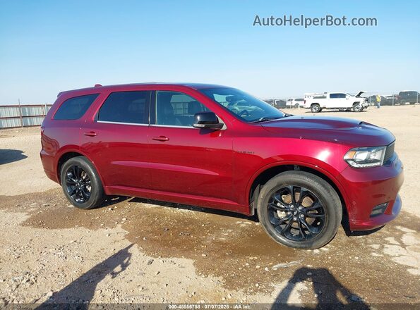 1C4SDJCTXLC432557 2020 DODGE DURANGO Maroon უკანა სალონის ხედი