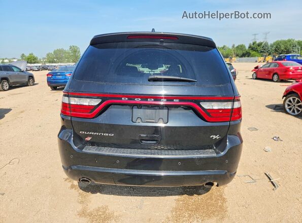 1C4SDJCTXMC641881 2021 DODGE DURANGO Black Widok z tyłu