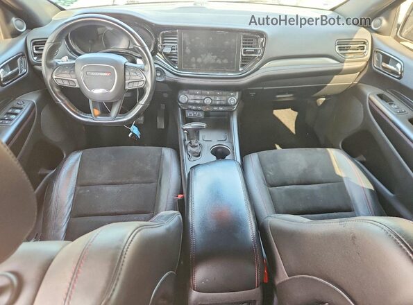 1C4SDJCTXMC641881 2021 DODGE DURANGO Black Widok deski rozdzielczej