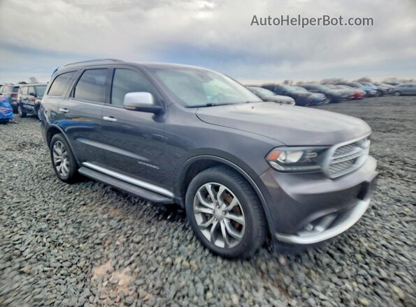 1C4SDJET5GC485976 2016 DODGE DURANGO Gray Delantero derecho