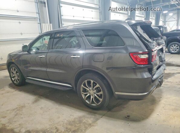 1C4SDJET5GC485976 2016 DODGE DURANGO Gray Trasero izquierdo