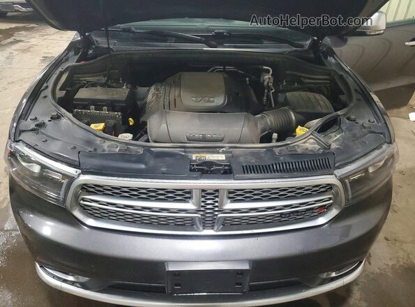 1C4SDJET5GC485976 2016 DODGE DURANGO Gray Vista del compartimento del motor