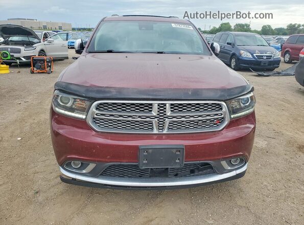 1C4SDJET7HC664828 2017 DODGE DURANGO Бордовый Вид спереди