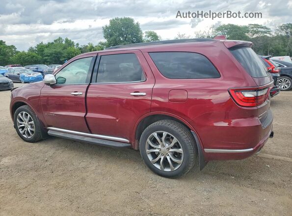 1C4SDJET7HC664828 2017 DODGE DURANGO Бордовый Задняя левая четверть