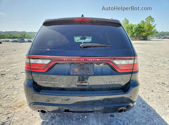 1C4SDJET9HC879076 2017 DODGE DURANGO Black Հետևի տեսք