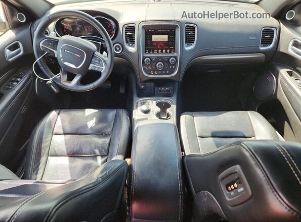 1C4SDJET9HC879076 2017 DODGE DURANGO Black Առջևի վահանակի տեսք