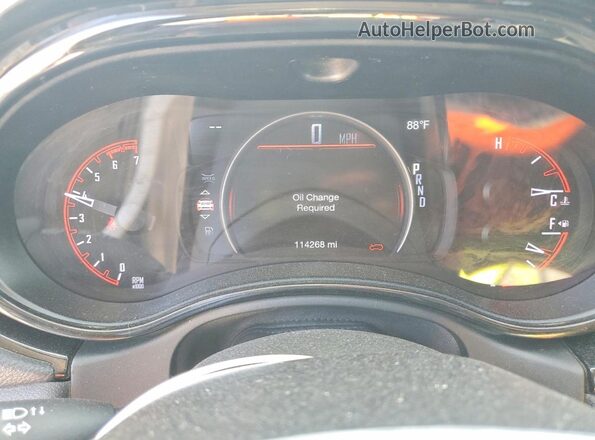 1C4SDJFT2MC662901 2021 DODGE DURANGO Black ხელსაწყოთა პანელის ხედი