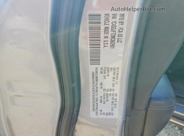 1C4SDJFT2MC662901 2021 DODGE DURANGO Black VIN კოდის სტიკერის ხედი