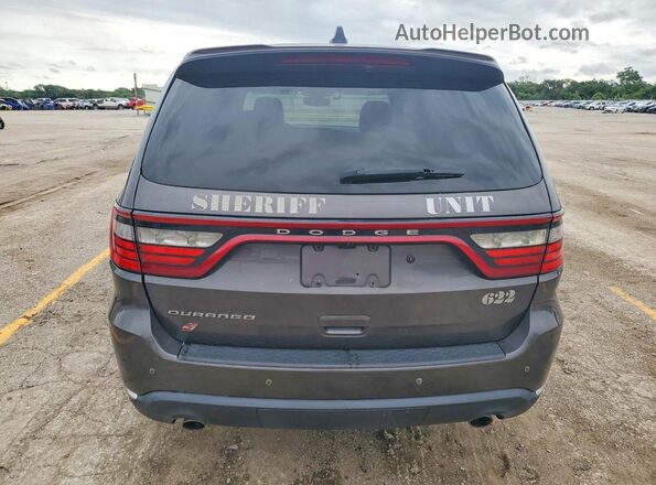 1C4SDJFT2MC697096 2021 DODGE DURANGO Charcoal Rear view