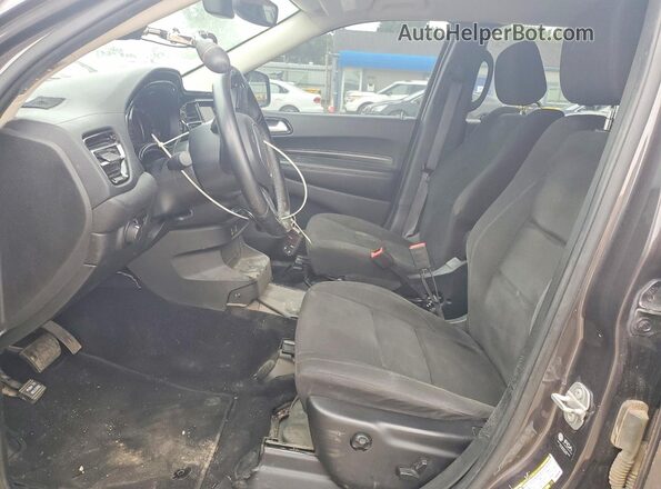 1C4SDJFT2MC697096 2021 DODGE DURANGO Charcoal Front interior view