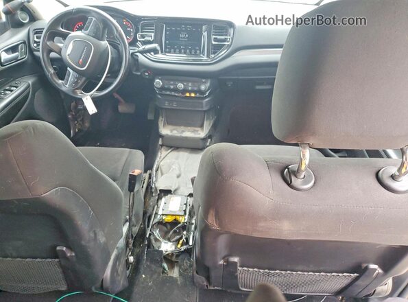 1C4SDJFT2MC697096 2021 DODGE DURANGO Charcoal Dashboard view