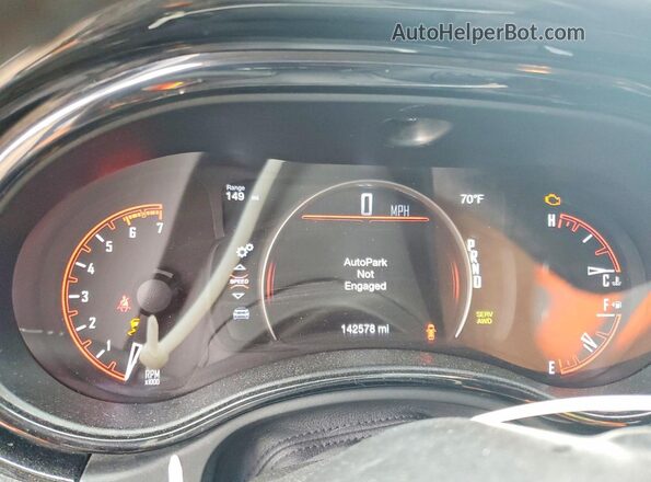 1C4SDJFT2MC697096 2021 DODGE DURANGO Charcoal Instrument cluster view