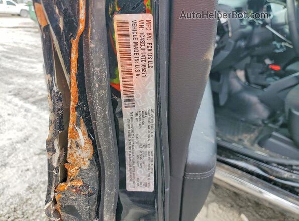 1C4SDJFT4TC166271 2026 DODGE DURANGO Black Vista de la etiqueta del VIN