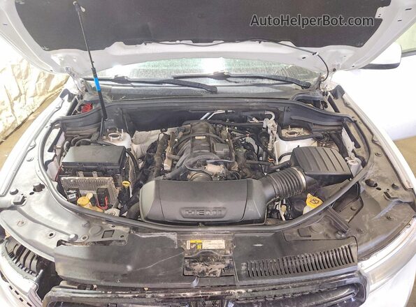 1C4SDJFT5GC370177 2016 DODGE DURANGO White Vista del compartimento del motor