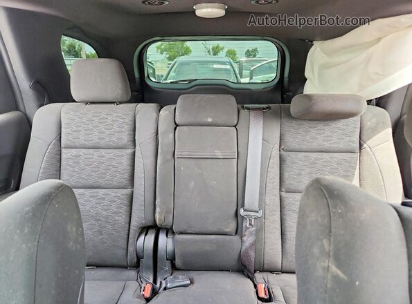 1C4SDJFT6SC501769 2025 DODGE DURANGO Black უკანა სავარძლების ხედი