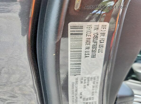 1C4SDJFT6SC501769 2025 DODGE DURANGO Black სალონის 360-გრადუსიანი ხედი