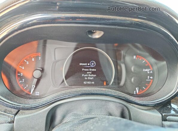 1C4SDJFT7MC826000 2021 DODGE DURANGO Two Tone Вид щитка приладів