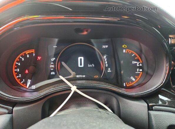 1C4SDJFT7RC213382 2024 DODGE DURANGO Two Tone Instrument cluster view