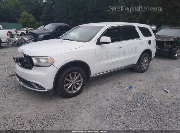 1C4SDJFT8HC637880 2017 DODGE DURANGO White Vista tres cuartos delantera izquierda