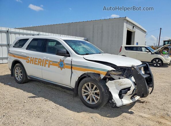 1C4SDJFTXPC558807 2023 DODGE DURANGO Белый Передняя правая четверть