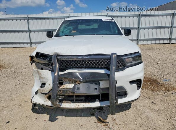 1C4SDJFTXPC558807 2023 DODGE DURANGO Белый Вид спереди