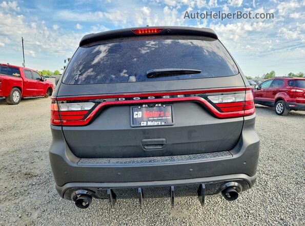 1C4SDJGJ5JC355201 2018 DODGE DURANGO Black Հետևի տեսք