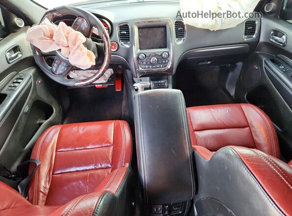 1C4SDJGJ5JC355201 2018 DODGE DURANGO Black Առջևի վահանակի տեսք