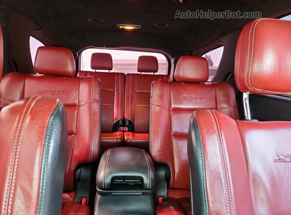 1C4SDJGJ5JC355201 2018 DODGE DURANGO Black Հետևի նստատեղերի տեսք