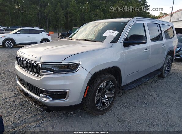1C4SJRBP8RS185033 2024 JEEP WAGONEER L Silver Առջևի ձախ երեք քառորդ տեսարան