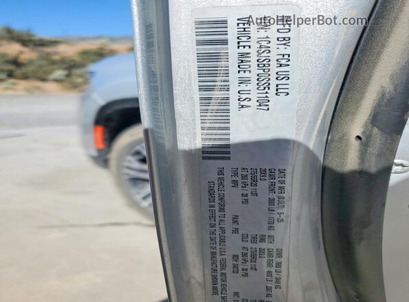 1C4SJSBP0SS511047 2025 JEEP WAGONEER Silver Панорамний вид салону 360°