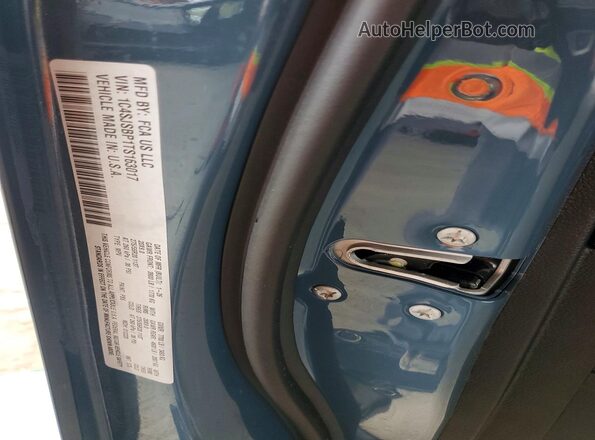 1C4SJSBP1TS163017 2026 JEEP GRAND Blue Вид наклейки з VIN-кодом