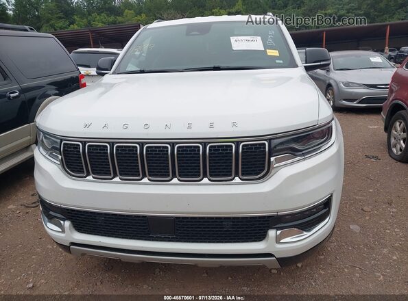 1C4SJSBP2SS530568 2025 JEEP WAGONEER L White ხელსაწყოთა პანელის ხედი