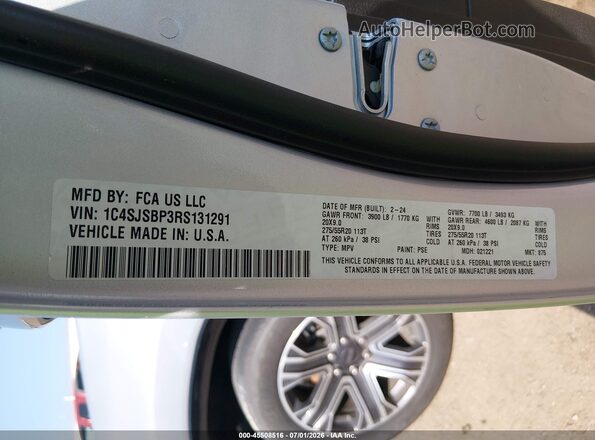 1C4SJSBP3RS131291 2024 JEEP WAGONEER L Silver Շարժիչի բաժամունքի տեսք