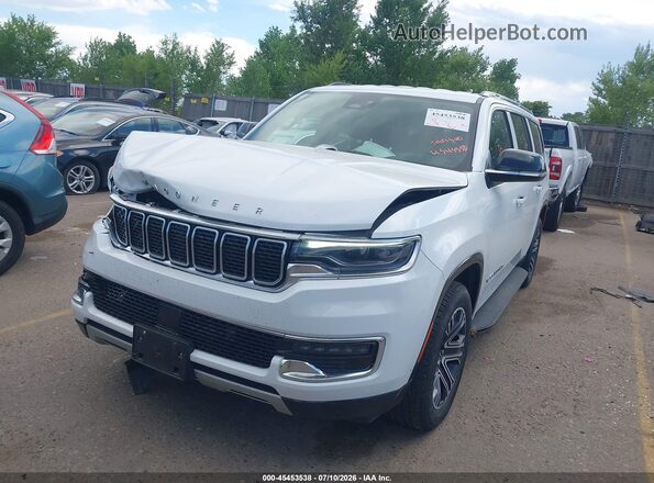 1C4SJSBP8SS515217 2025 JEEP WAGONEER L White ხელსაწყოთა პანელის ხედი